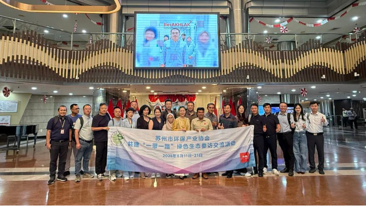 依斯倍蘇環協一行受邀參與印尼水處理展覽會IndoWaterExpo，共建綠色生態新道路